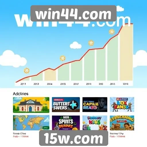 Análise da evolução do win44.com no mercado de jogos